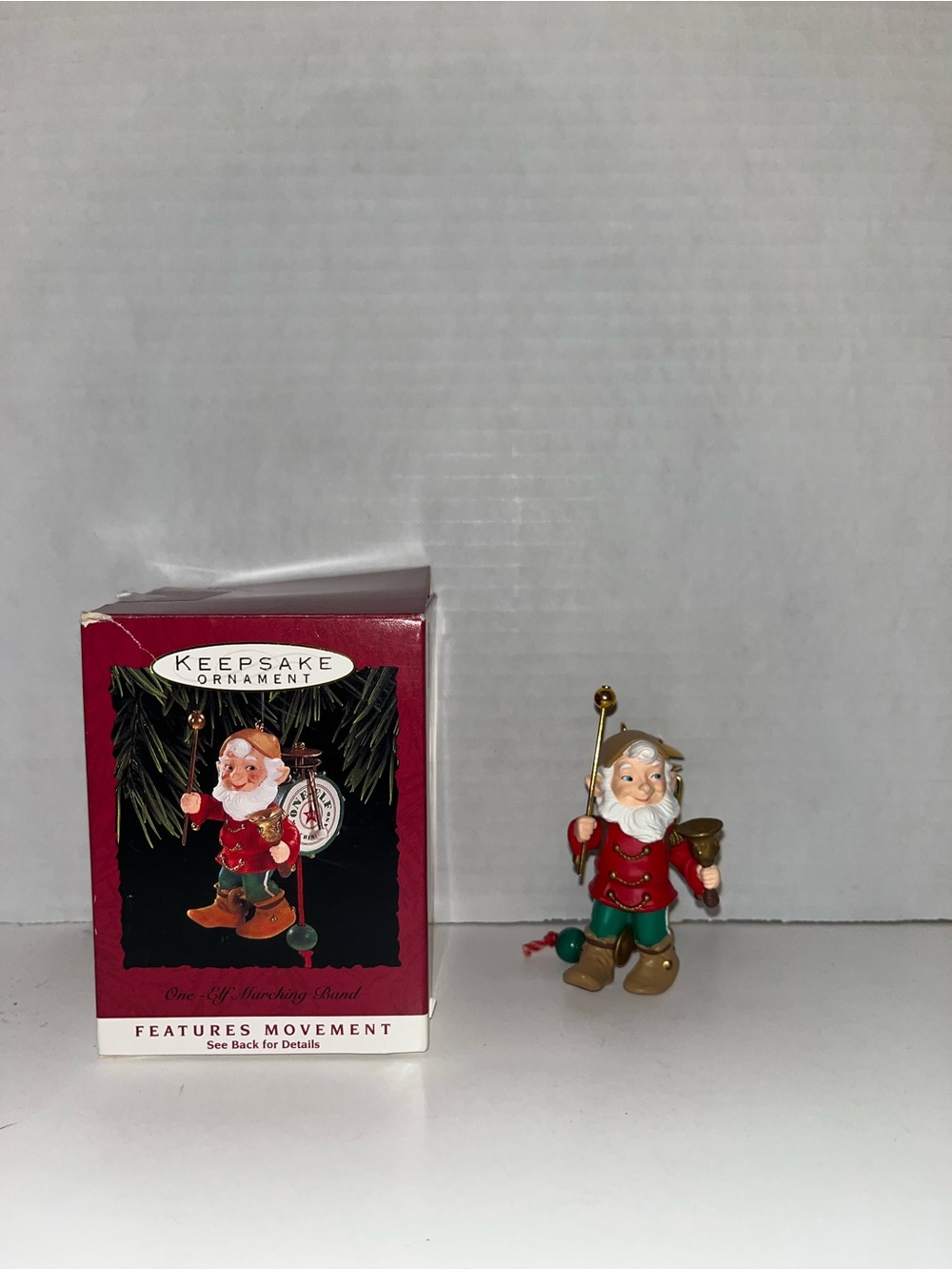 Hallmark One Elf Marching Band Features Movement Ornament